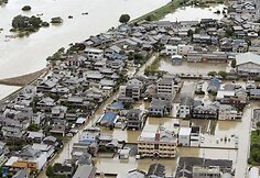 Man-yi taifūno sukeltas potvynis Japonijoje