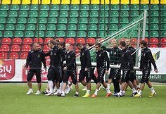 Lietuvos futbolo rinktinės treniruotė