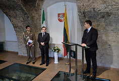 Filippo Camporesi akreditacijos ceremonija