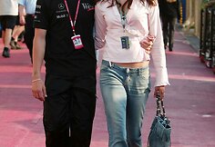 Kimi Raikkonenas ir Jenni Dahlman (2002 m.)
