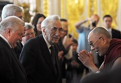 Tadeuszas Mazowieckis ir Dalai Lama