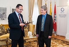 Žygimantas Pavilionis ir Robertas Šileris