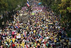 Protestuotojai Bankoke
