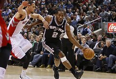 Austinas Daye ir Kawhi Leonardas