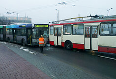 Autobuso ir troleibuso avarija Vilniuje