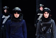 „Emporio Armani“ 2014-ųjų rudens/žiemos kolekcijos pristatymas