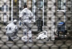 Frankfurte prie teismo buvo nušautas žmogus