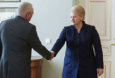 Valerijus Žovtenko ir Dalia Grybauskaitė 