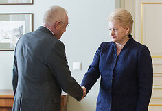 Valerijus Žovtenko ir Dalia Grybauskaitė 