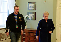 Dmitrijus Bulatovas ir Dalia Grybauskaitė