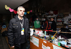 Ukrainos protestuotojų įkurta ligoninė