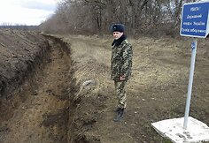 Ukrainos karys prie Rusijos sienos, netoli Novoazovsko