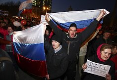 Protestuotojai Donecke