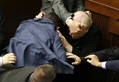 Muštynės Ukrainos Aukščiausioje Radoje