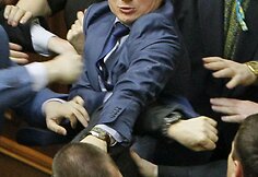 Muštynės Ukrainos Aukščiausioje Radoje