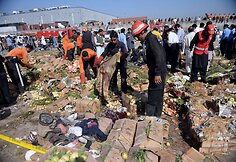 Pakistane, turguje nugriaudėjo sprogimas