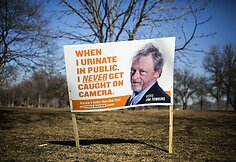 Toronto merą Robą Fordą pa&scaron;iepiantis plakatas 