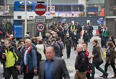 Dėl metropoliteno darbuotojų streiko Londono gyventojams teko keliauti kitais būdais.