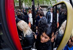 Dėl metropoliteno darbuotojų streiko Londono gyventojams teko keliauti autobusais.