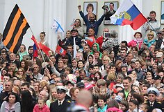 Sevastopolyje paminėta Pergalės diena
