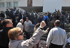 Prorusi&scaron;ki aktyvistai Mariupolio mieste