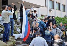 Prorusi&scaron;ki aktyvistai Mariupolio mieste