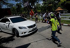 Protestuotojai Tailando sostinėje