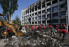Valoma Mariupolio rotu&scaron;ės aik&scaron;tė