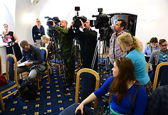 Spaudos konferencija Krašto apsaugos ministerijoje