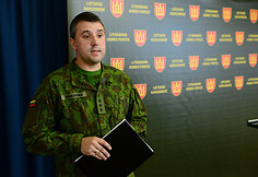 Spaudos konferencija Krašto apsaugos ministerijoje