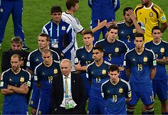 Argentinos futbolo rinktinė po pralaimėjimo Vokietijos futbolo rinktinei