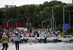Protestuotojai Pakistane