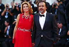 Alejandro Inarritu su žmona Maria Eladia Hagerman