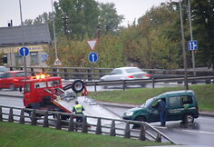 &bdquo;Peugeot Partner&ldquo; automobilio avarija Vilniuje. 