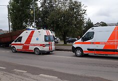 Raseiniuose traktorius partrenkė vyrą.