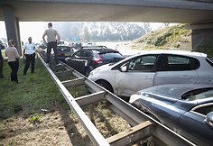 Masinė automobilių avarija Nyderlanduose