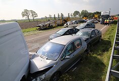Masinė automobilių avarija Nyderlanduose