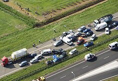 Masinė automobilių avarija Nyderlanduose