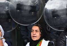 Kurdų demonstrantai prie Europos Parlamento