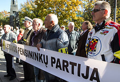 Lietuvos pensininkų partijos mitingas