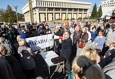 Lietuvos pensininkų partijos mitingas