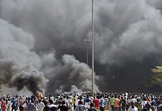 Protestuotojai Burkina Faso sostinėje