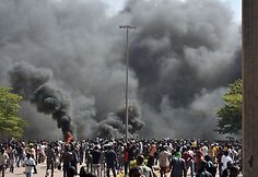 Protestuotojai Burkina Faso sostinėje