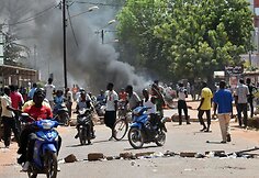 Protestuotojai Burkina Faso sostinėje