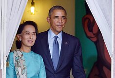 Barackas Obama ir Aung San Suu Kyi