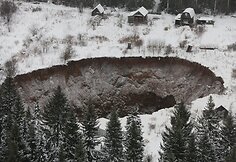 Didžiulė smegduobė Solikamske