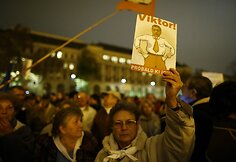 Demonstrantai Budape&scaron;te 