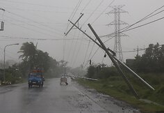 Taifūnas Hagupit pasiekė Filipinus 