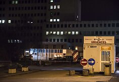 Įvykio vieta, kurioje automobiliu buvo nutrenkti žmonės.