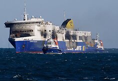 Išdegęs „Norman Atlantic“ keltas